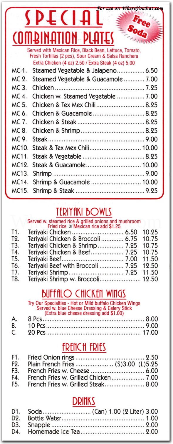 menu 6